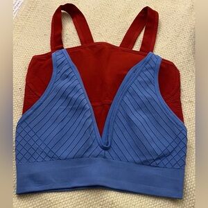 2 NUX Active Sports Bras Sz L Moderate Support NWOT